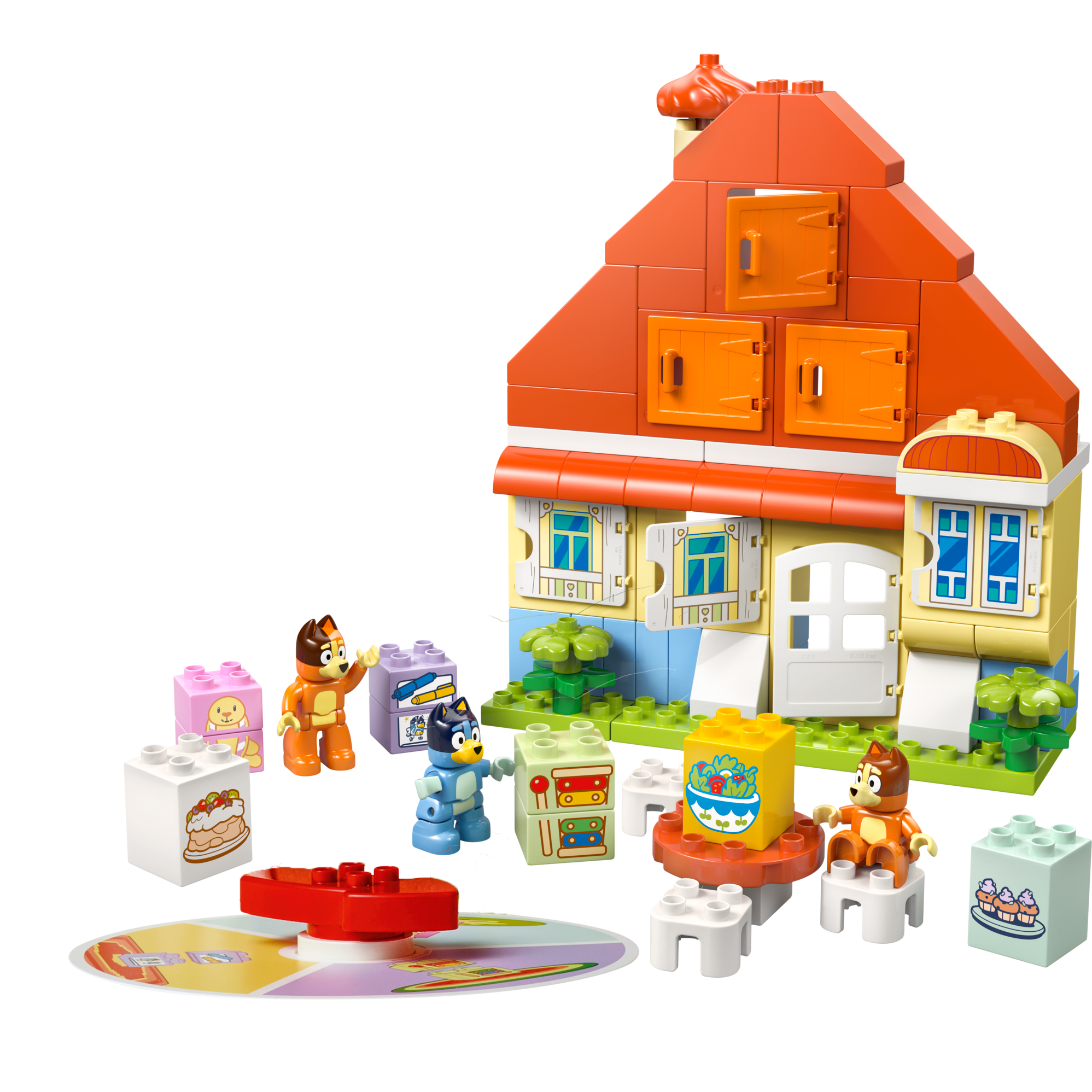 Bluey's Family House With Memory Game