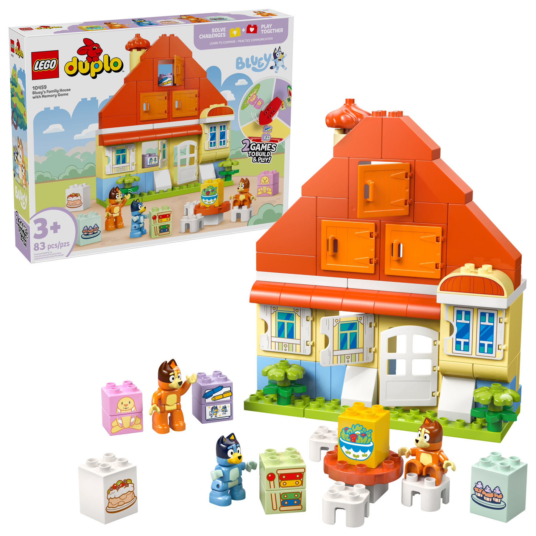 Bluey's Family House With Memory Game - Image 2