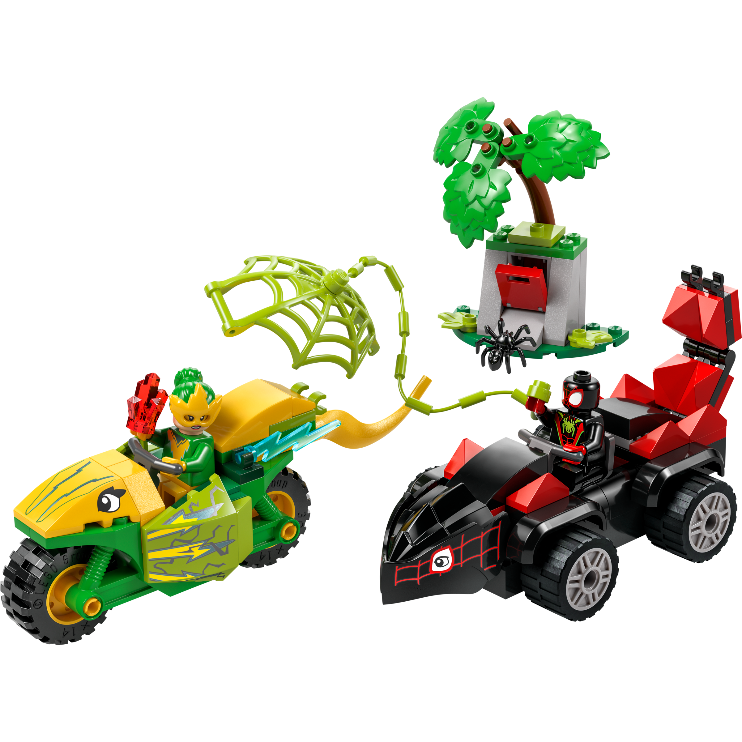 Spin And Electro Dinosaur Vehicle Chase