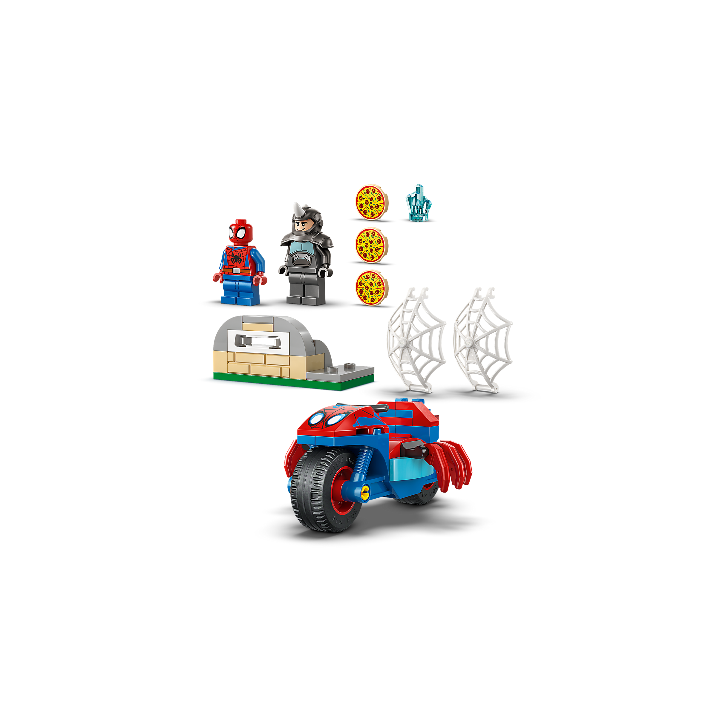 Spidey On His Motorcycle Vs. Rhino - Image 5