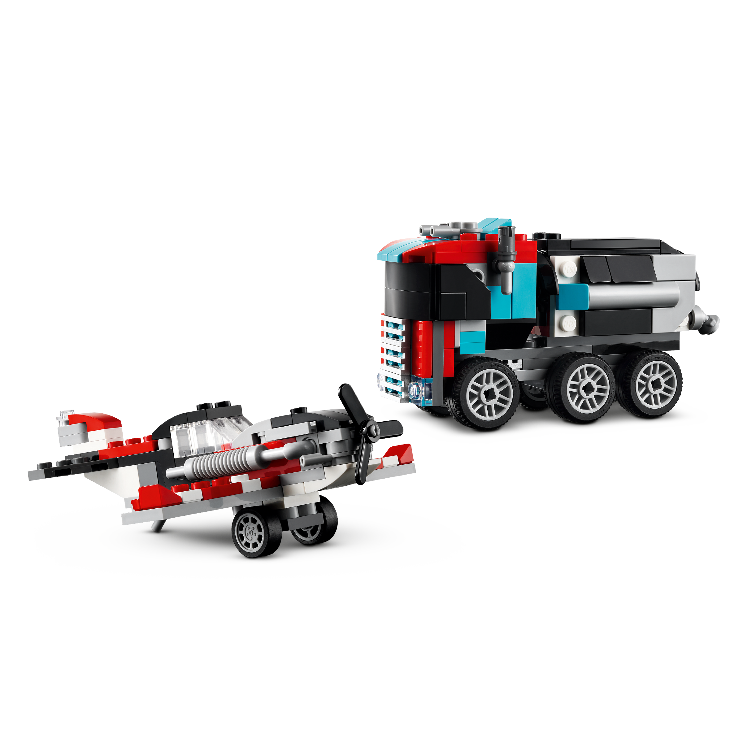 Flatbed Truck With Helicopter - Image 4