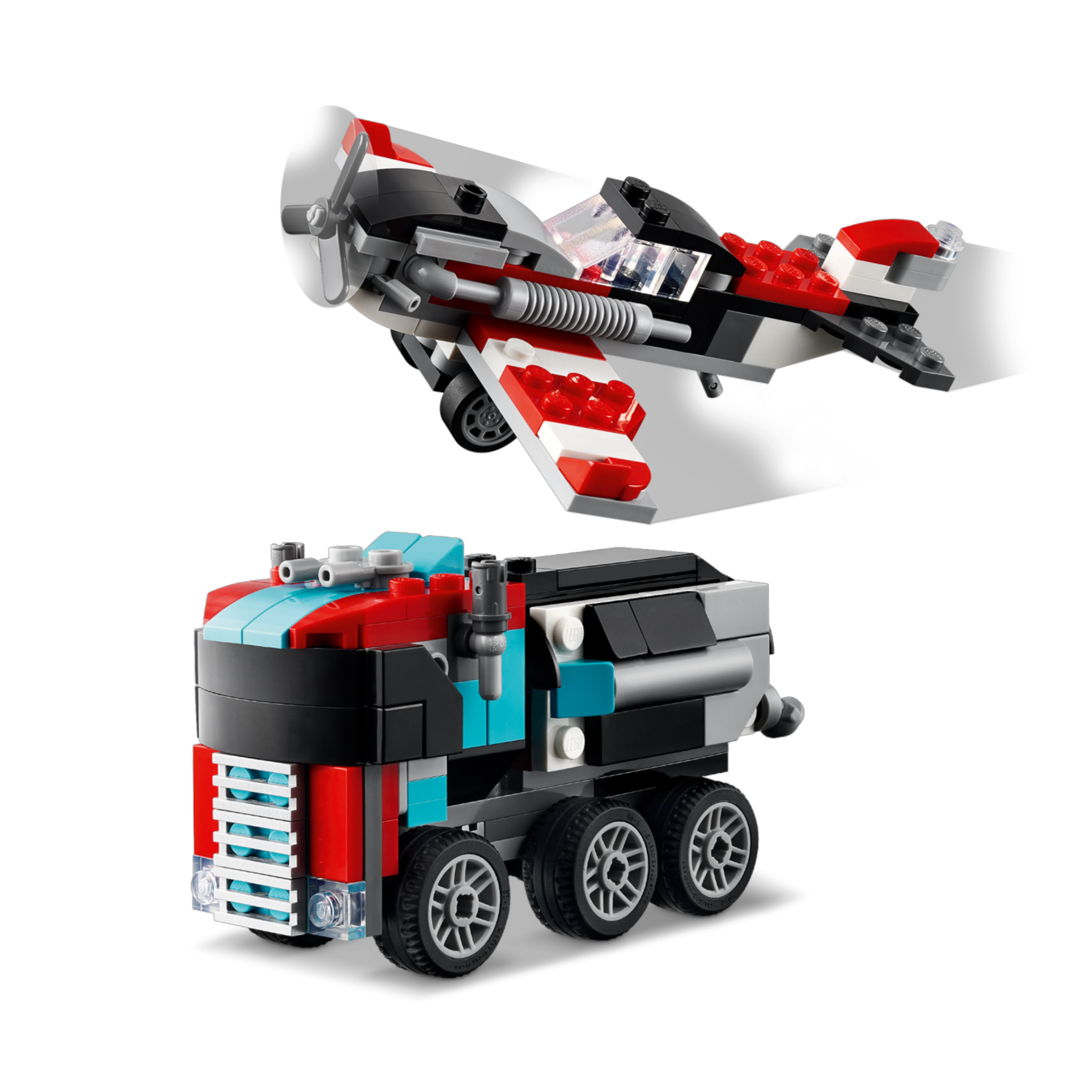 Flatbed Truck With Helicopter - Image 5