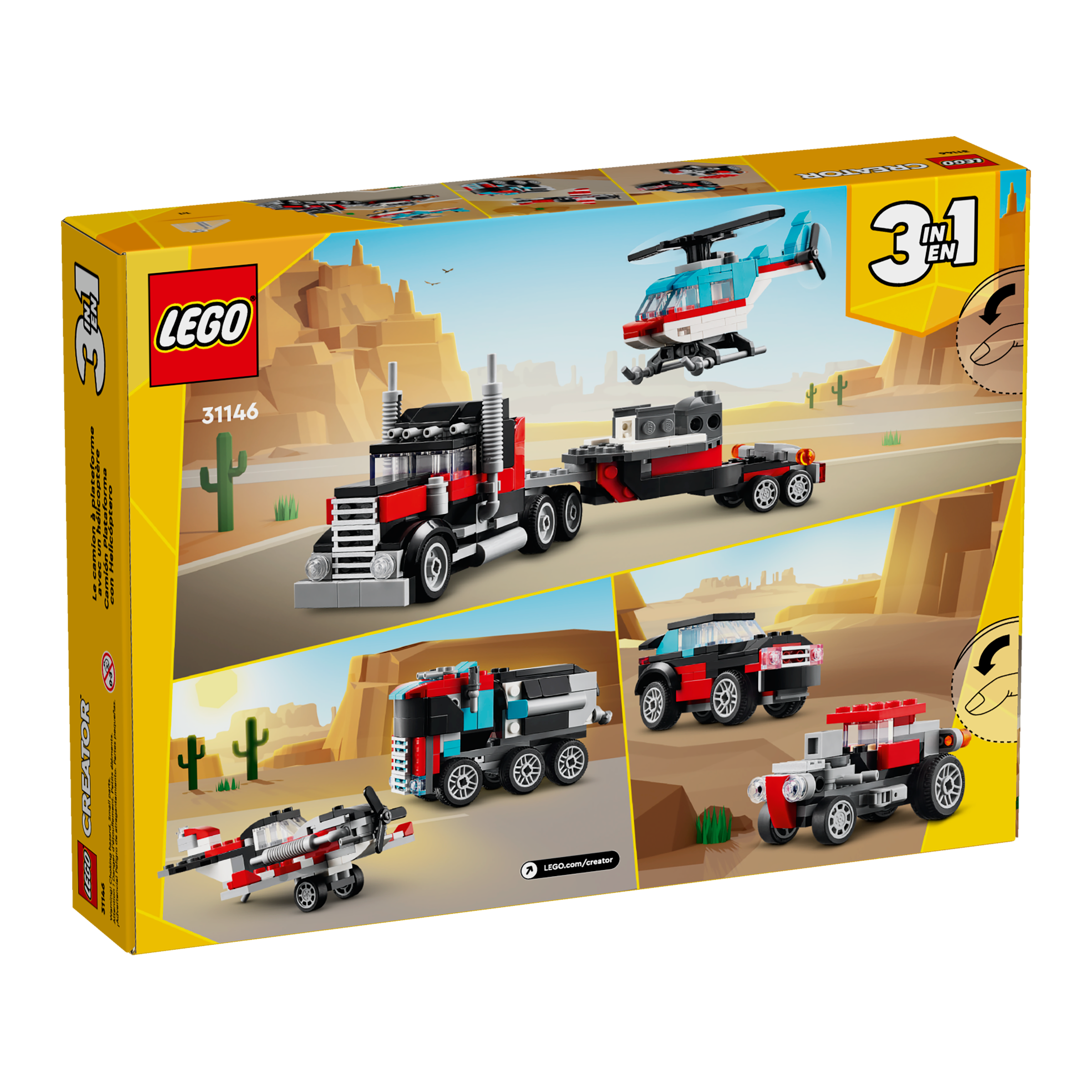 Flatbed Truck With Helicopter - Image 8