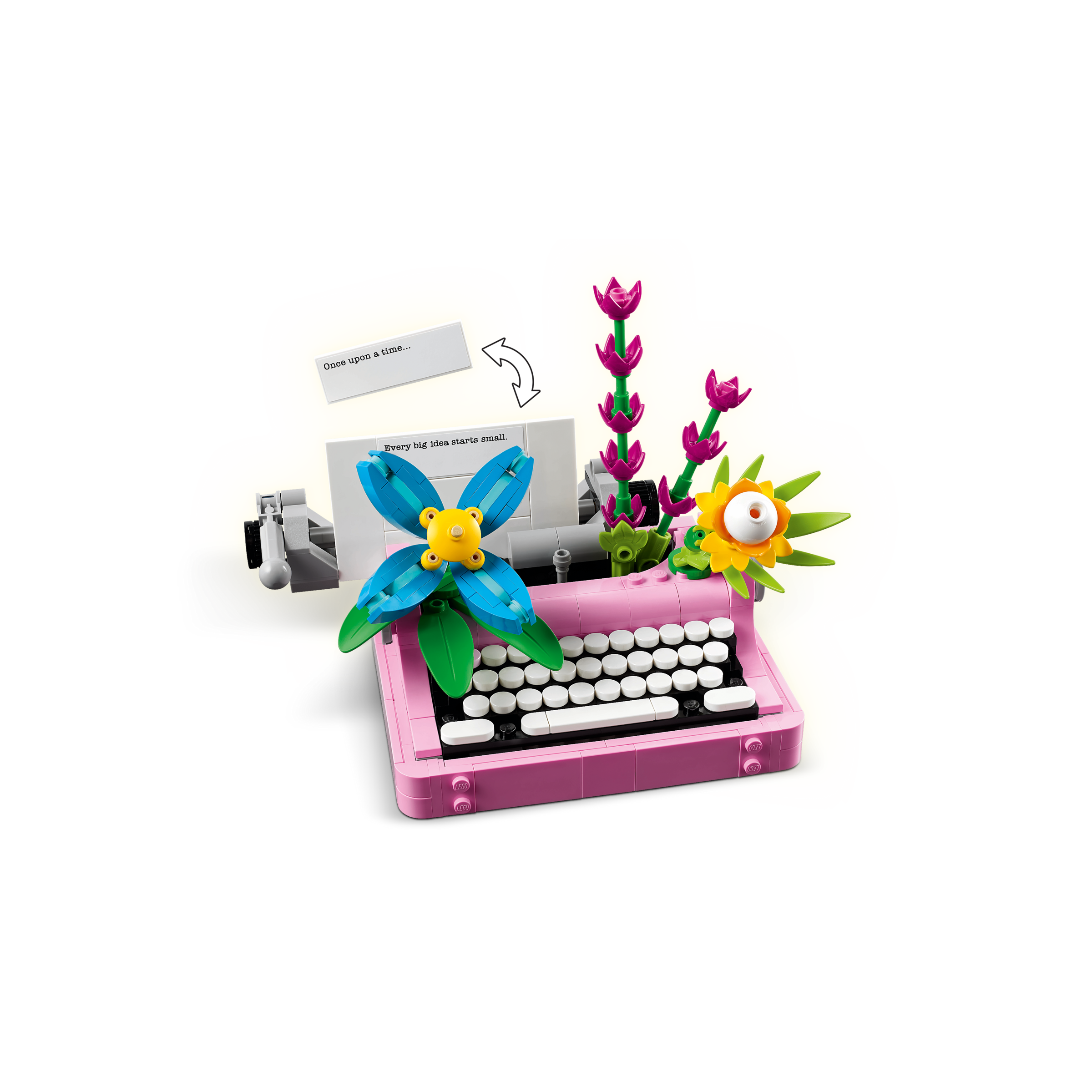 Typewriter With Flowers - Image 3