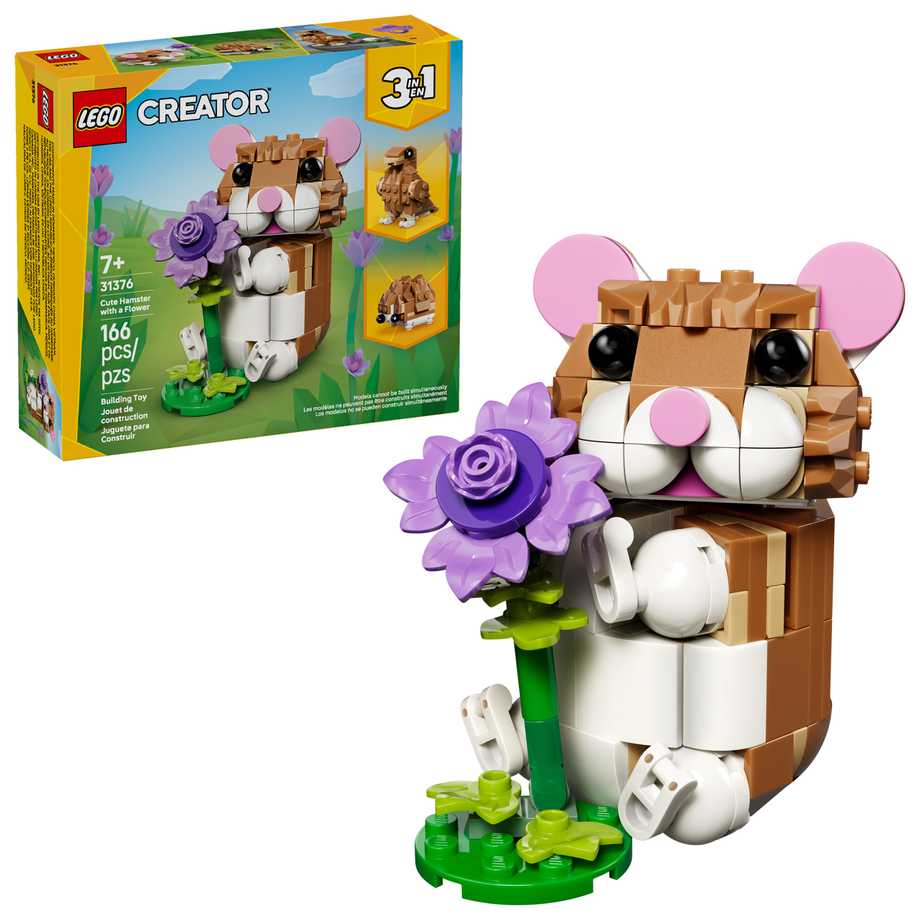 Cute Hamster With A Flower - Image 2