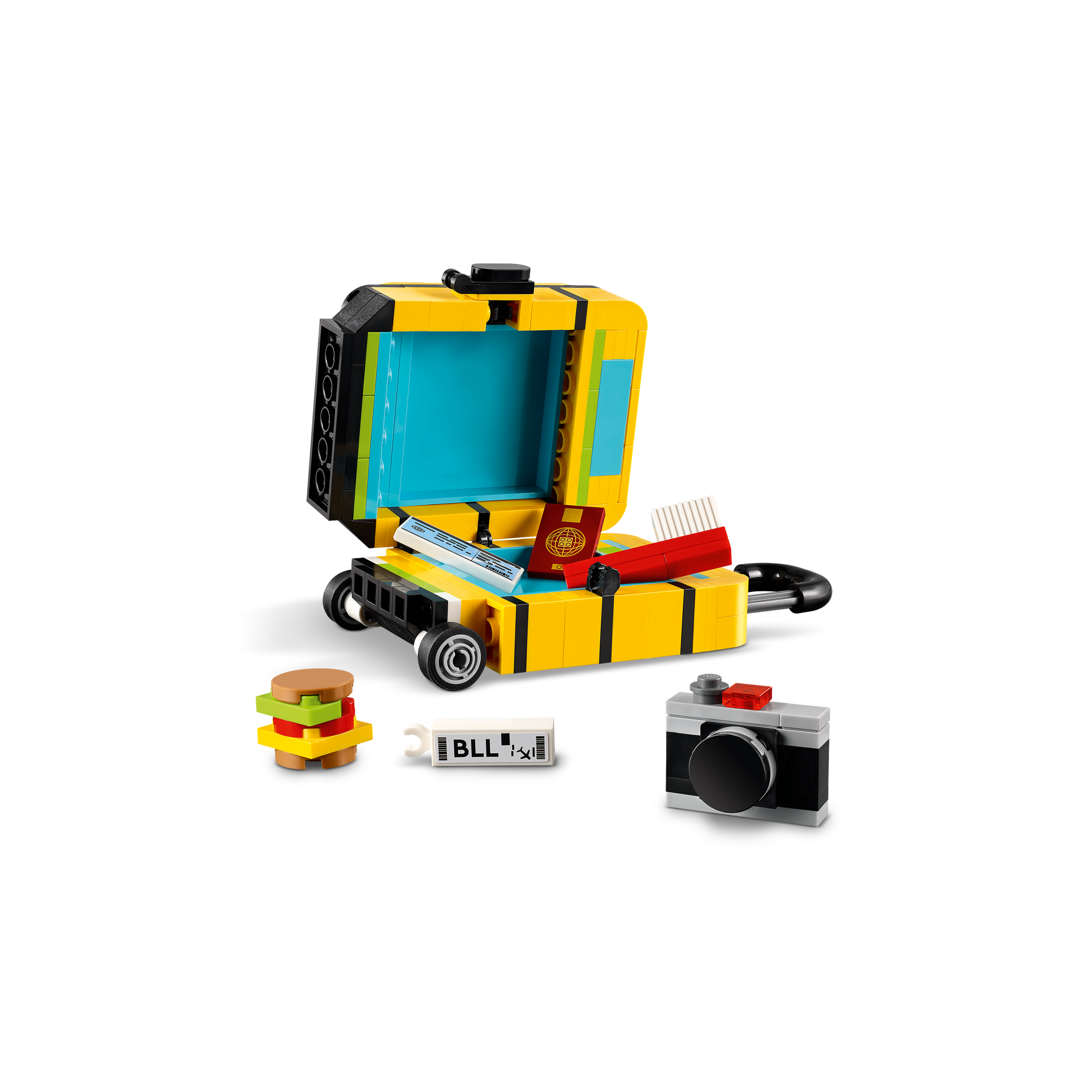 Yellow Travel Suitcase - Image 3