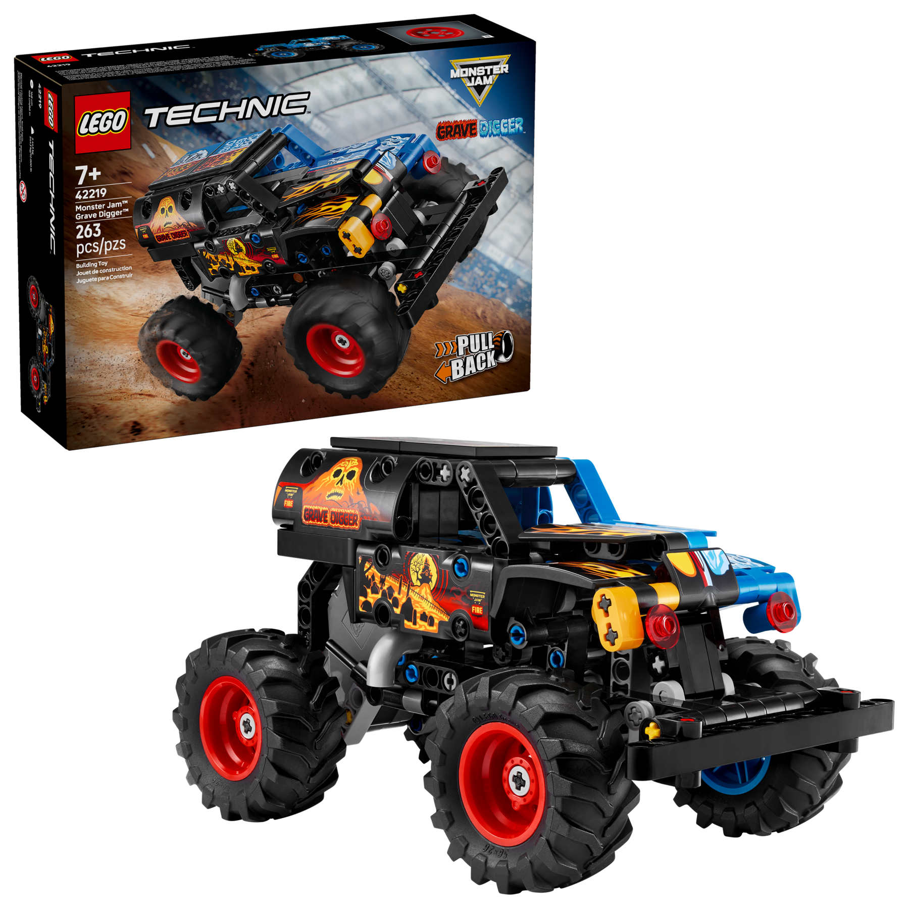 Monster Jam Grave Digger Fire And Ice - Image 2