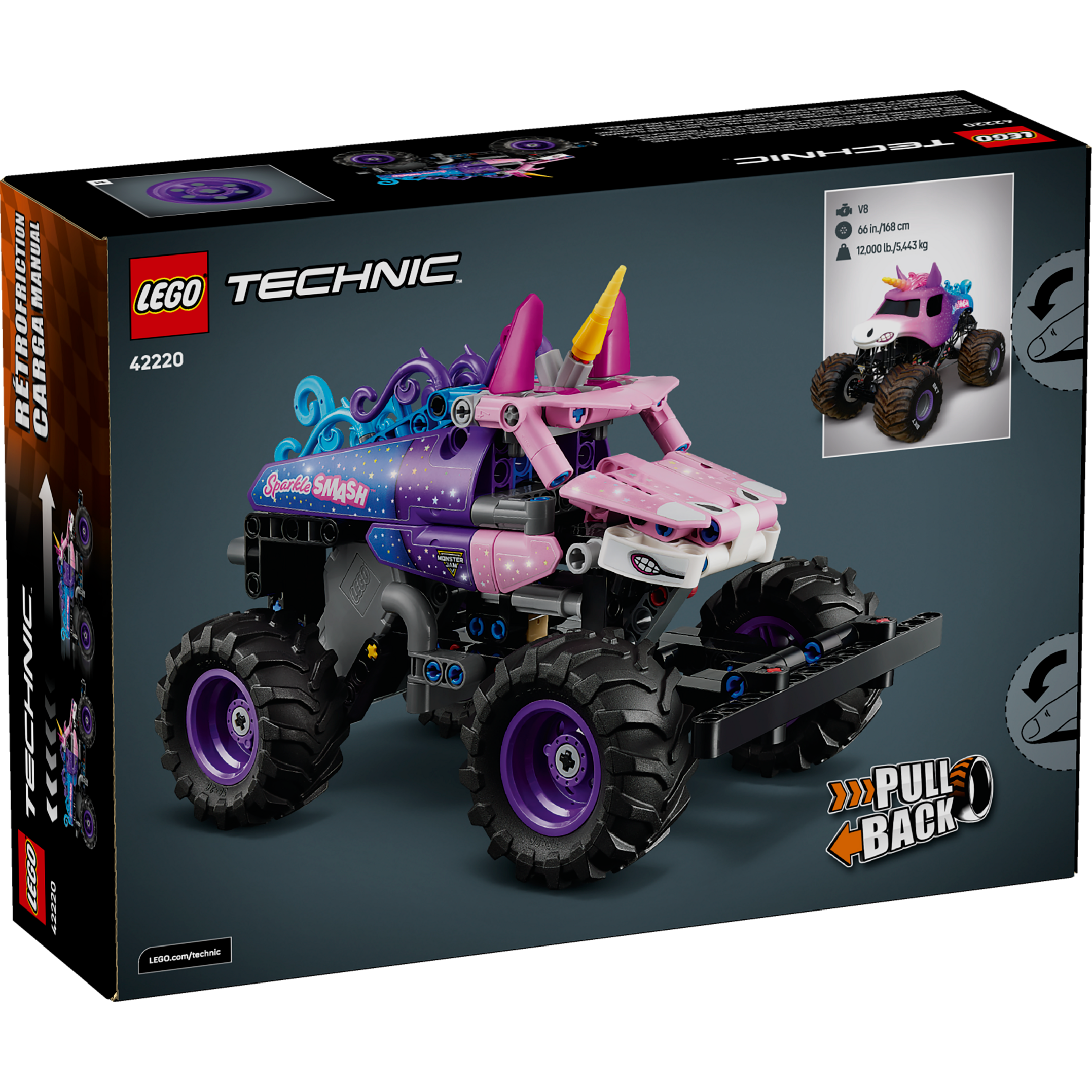 Monster Jam Sparkle Smash Pull-Back - Image 11