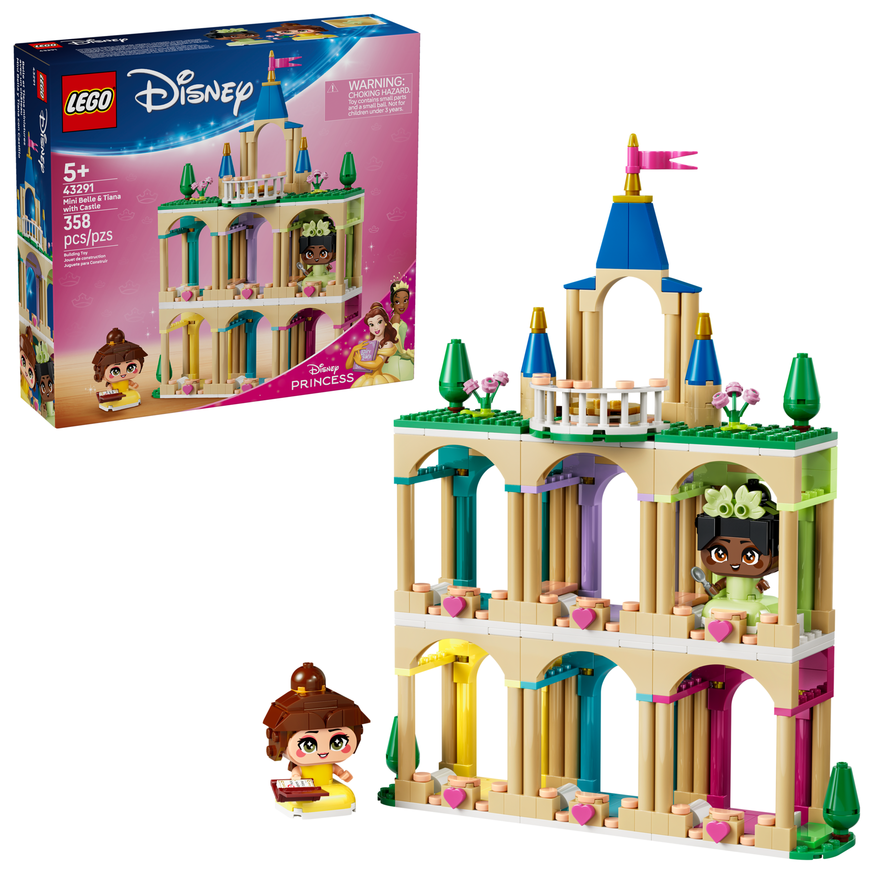 Mini Belle & Tiana With Castle - Image 2