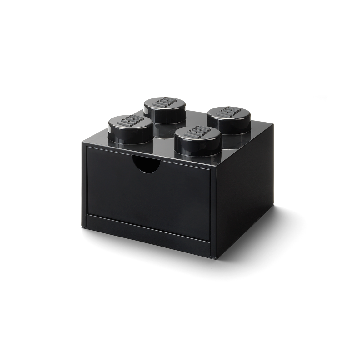 4-Stud Desk Drawer – Black - Image 3