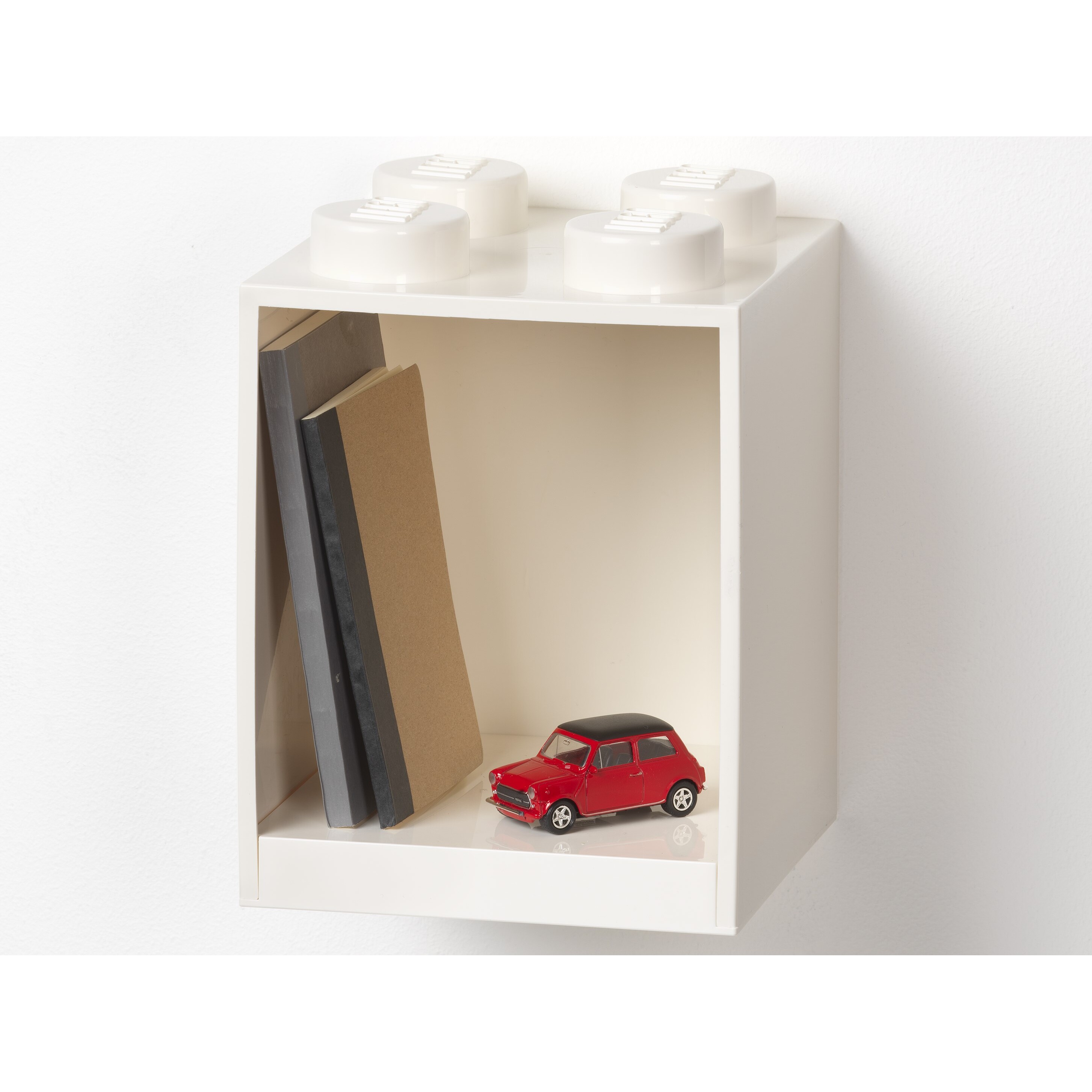 4-Stud Brick Shelf – White - Image 3
