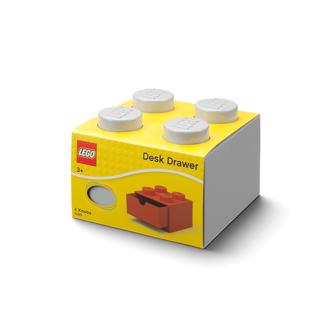 4-Stud Desk Drawer – Gray - Image 2