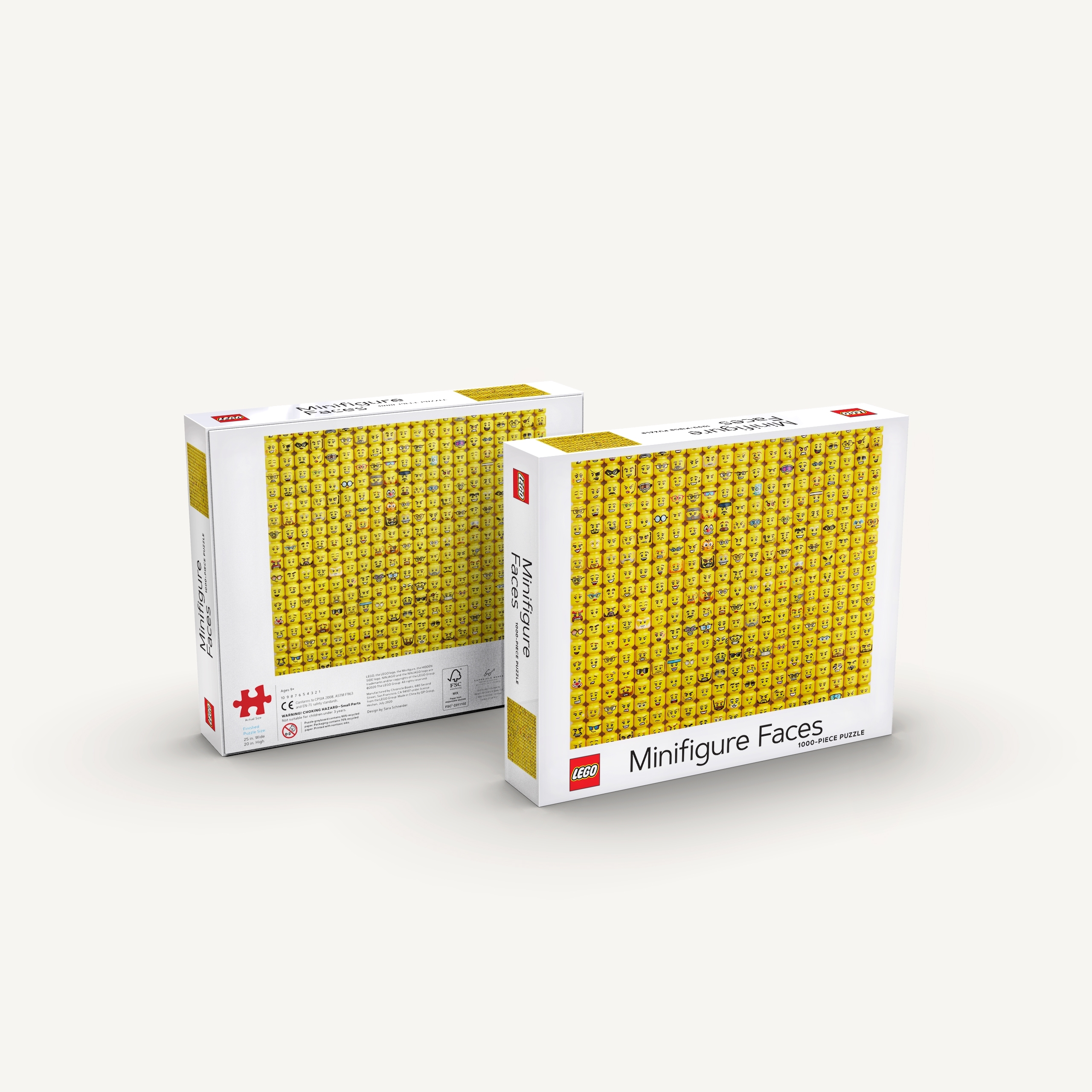 Minifigure Faces 1,000-Piece Puzzle - Image 3