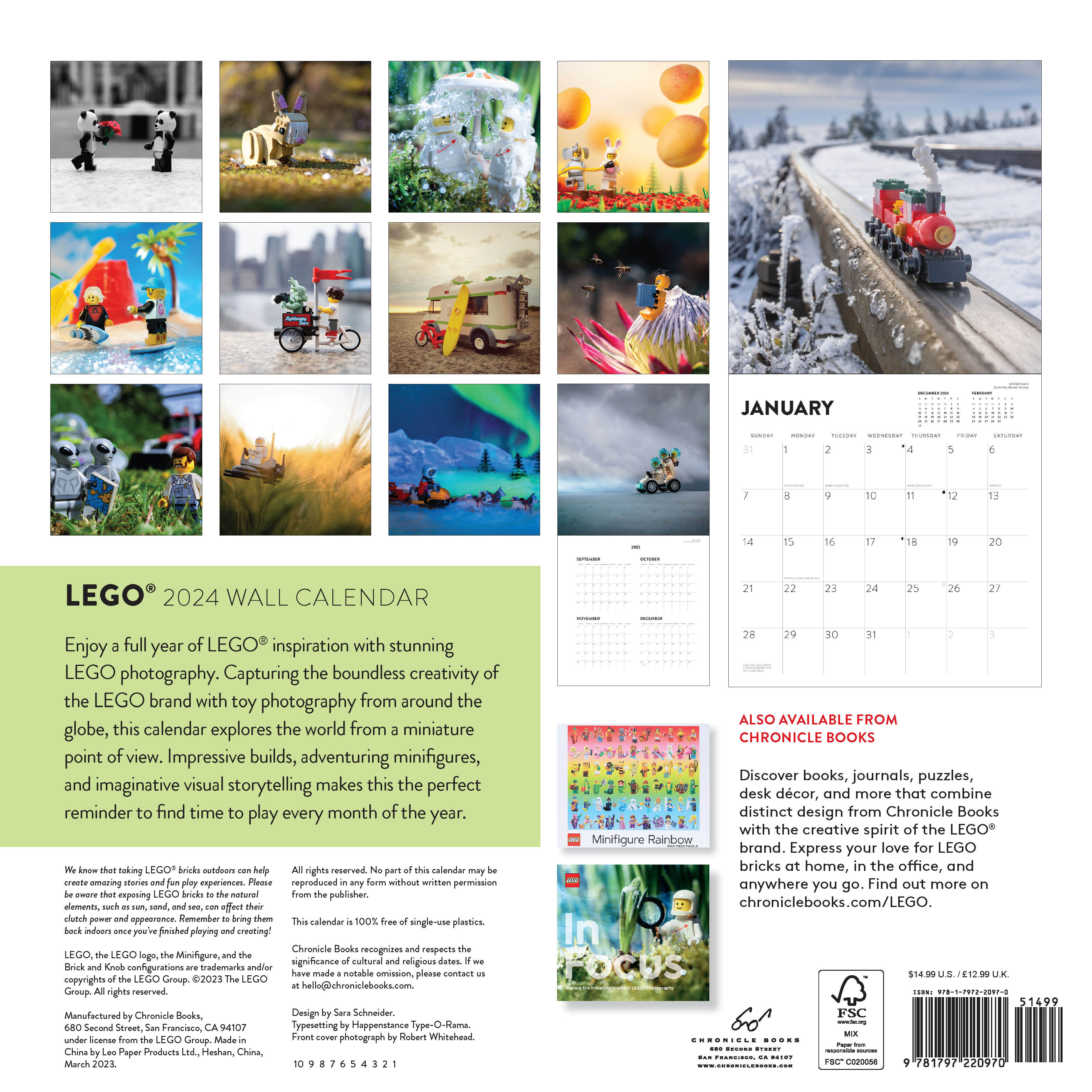 Lego 2024 Wall Calendar - Image 6