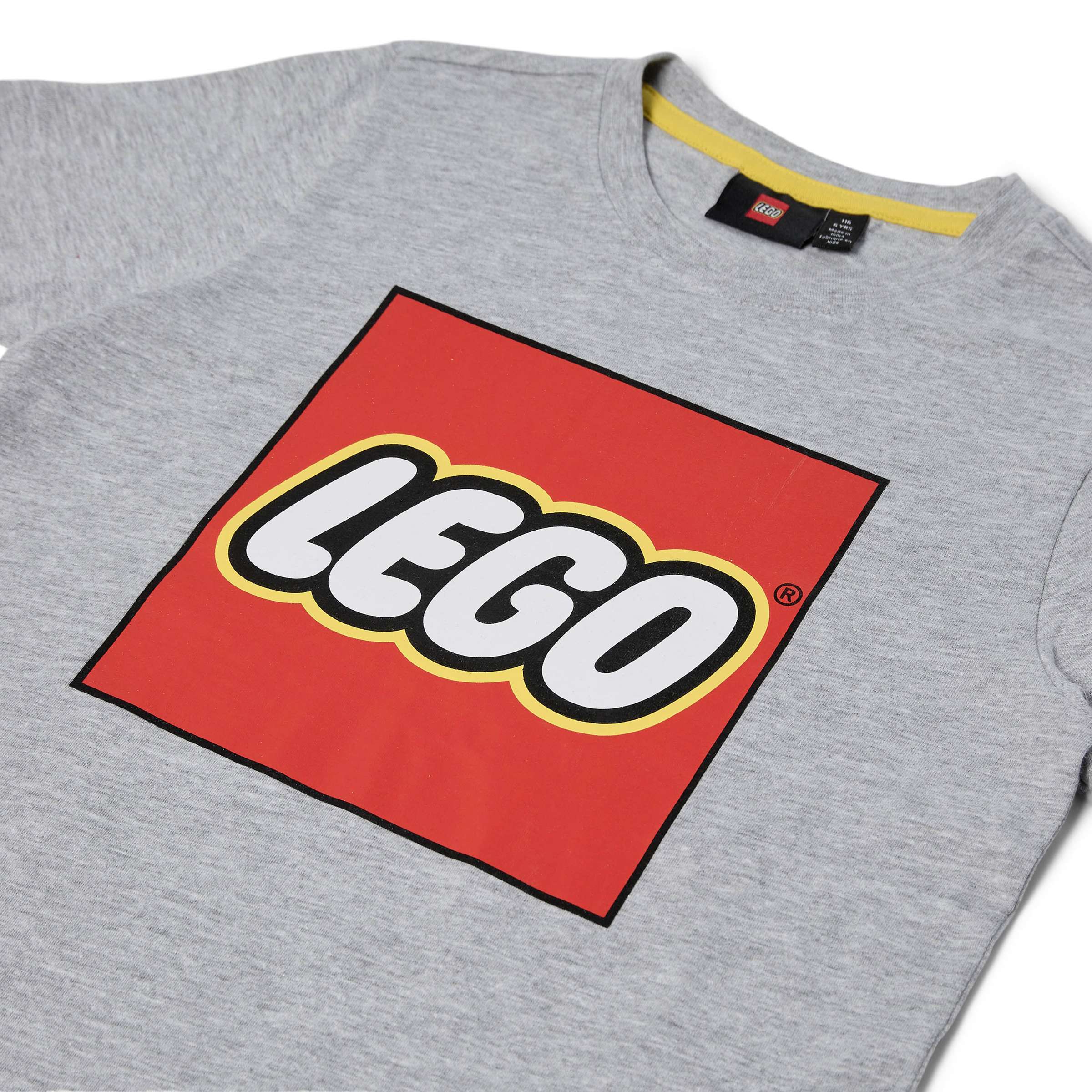 Kids' Short Sleeve Logo T-Shirt – Gray MéLange - Image 3