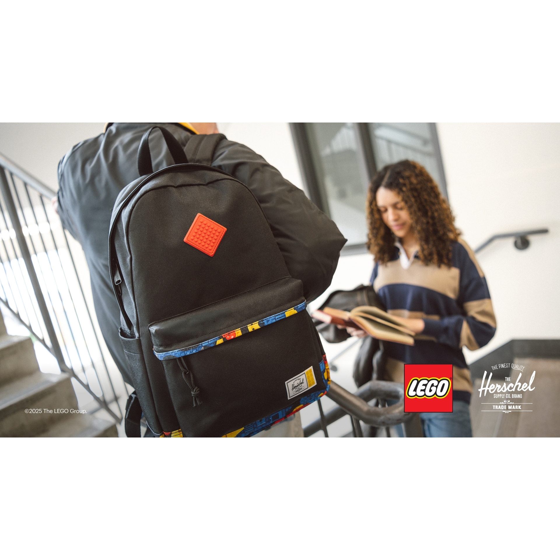 Herschel Heritage Backpack – Abstract Bricks - Image 6