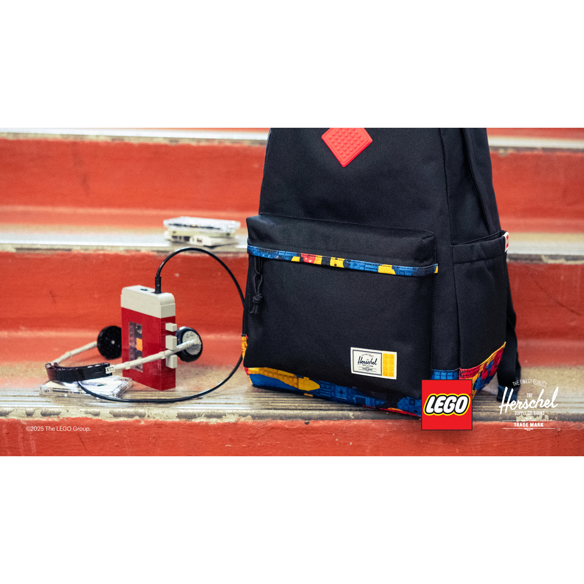 Herschel Heritage Backpack – Abstract Bricks - Image 8