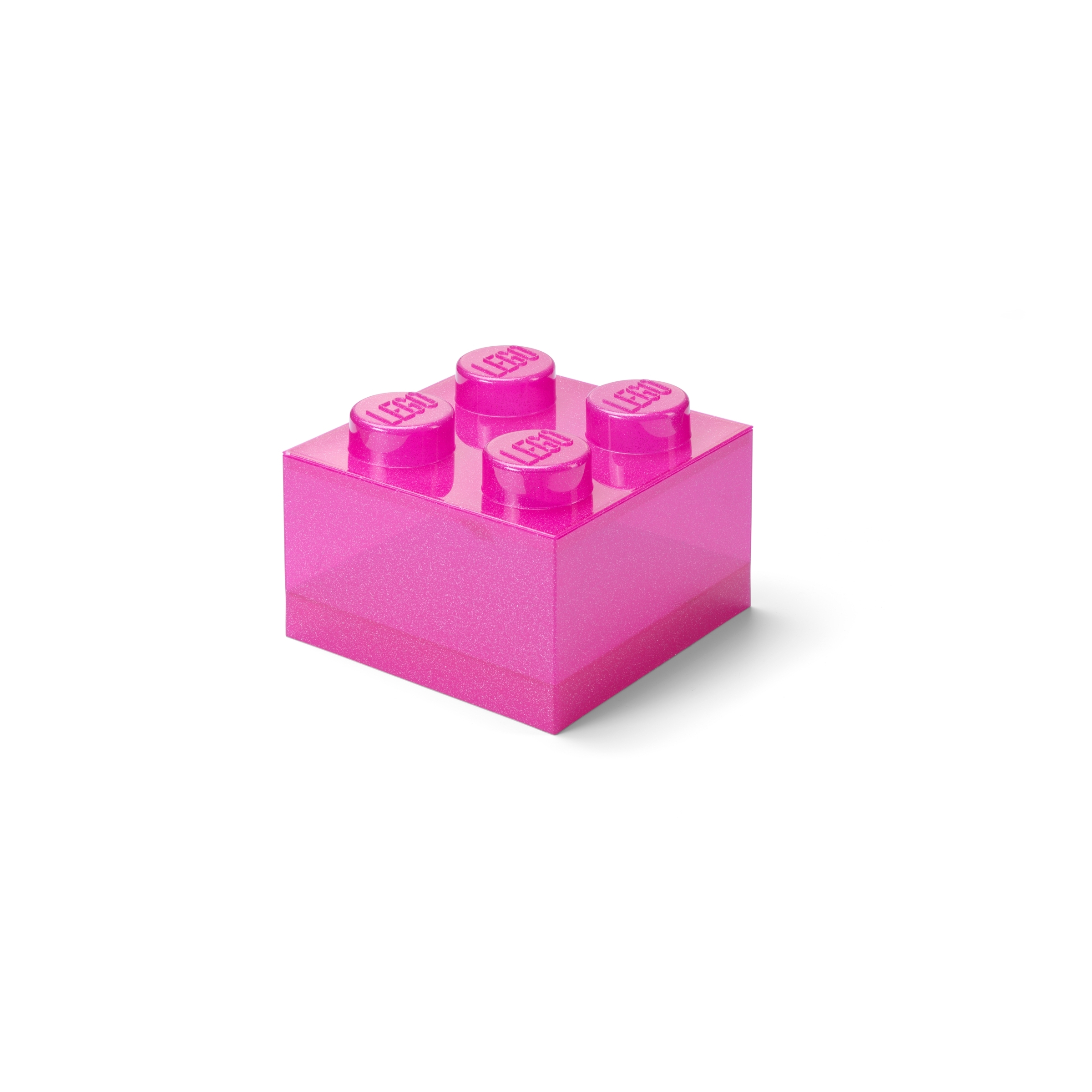 Pink Clear Brick-Shaped Storage Box - Image 3