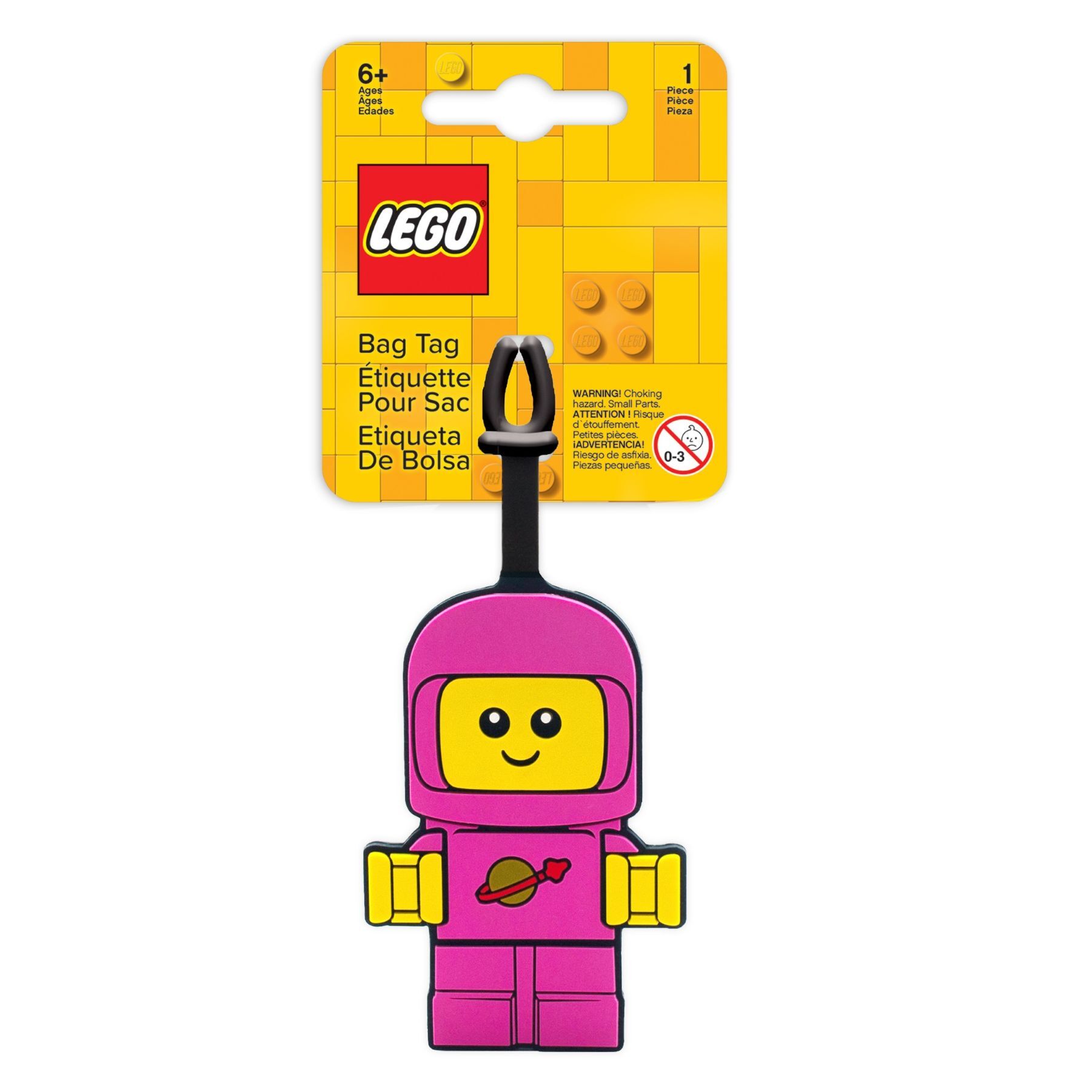 Space Baby Bag Tag – Pink - Image 2