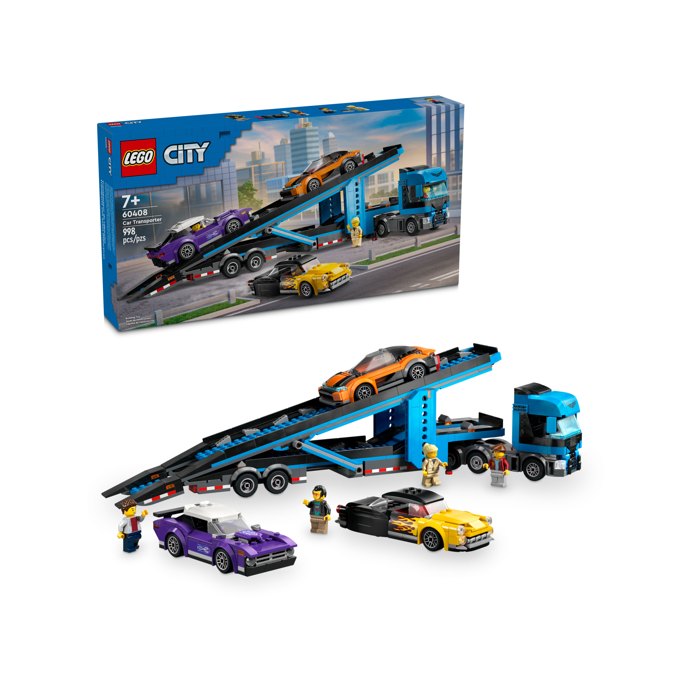 Car Transporter Truck With Sports Cars - Image 2