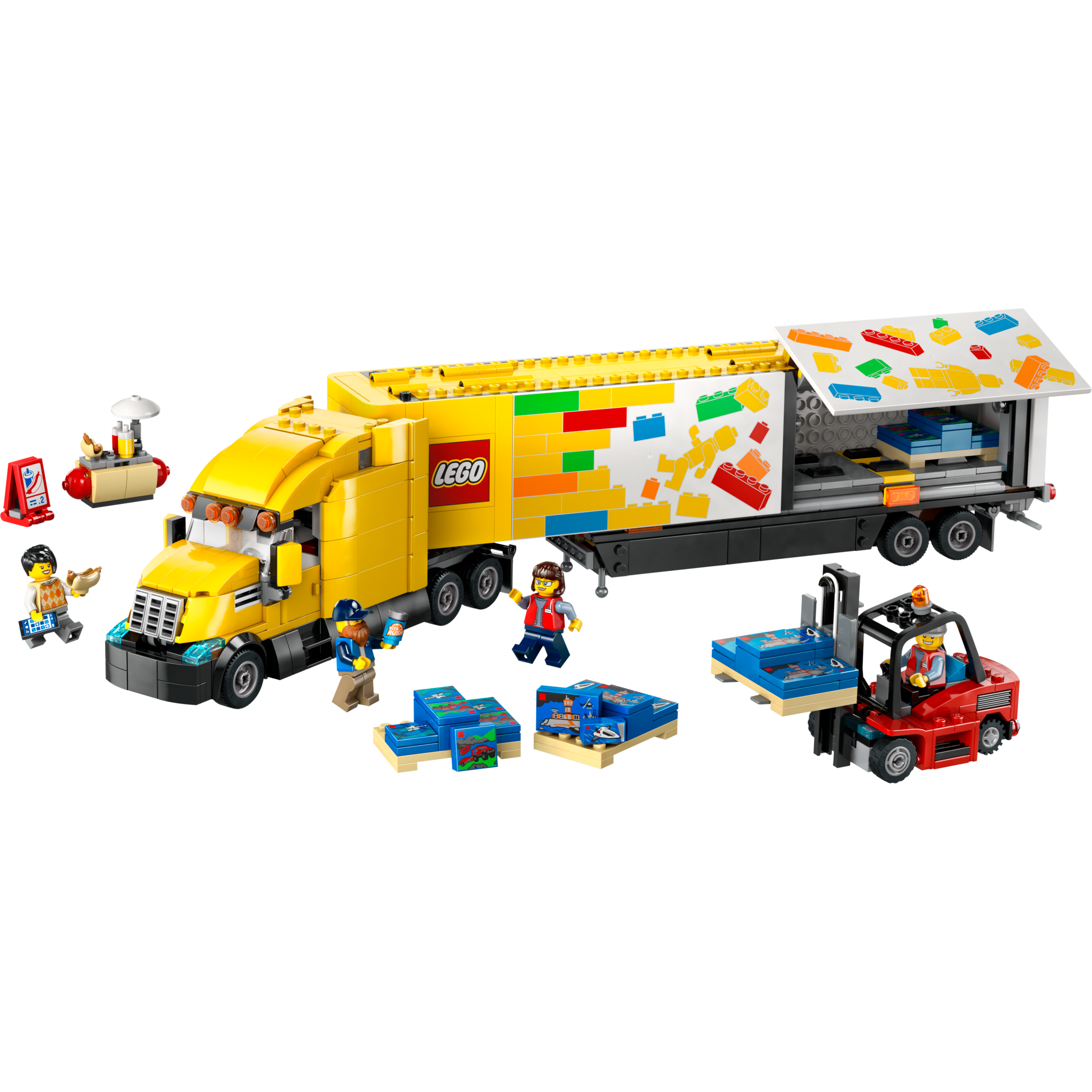 Yellow Delivery Truck