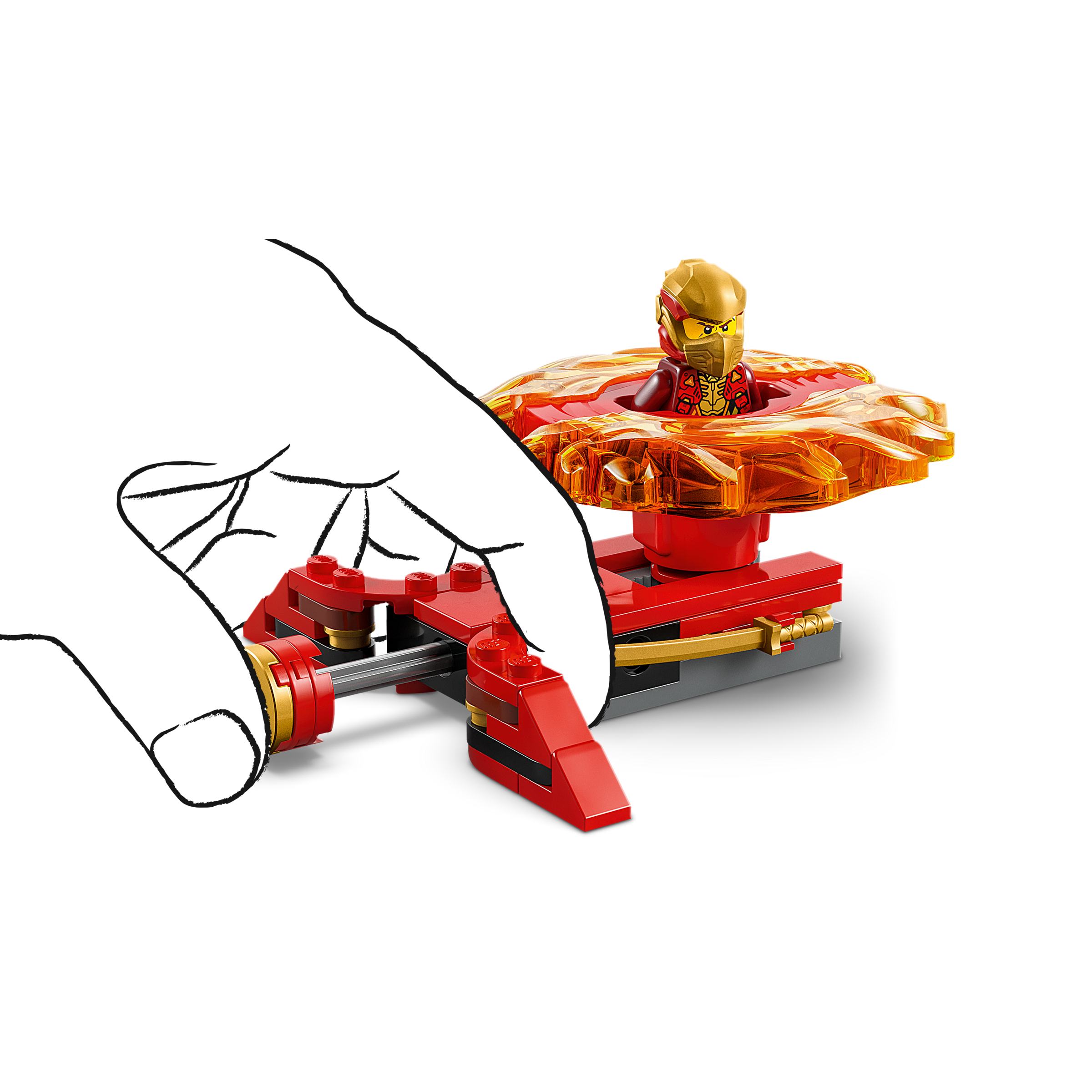 Kai's Dragon Spinjitzu Spinner - Image 4