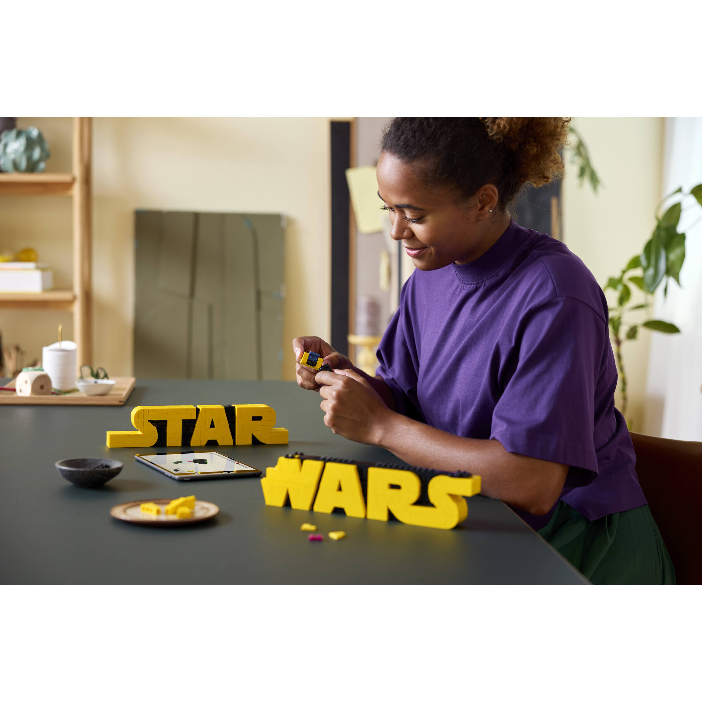 Brick-Built Star Wars Logo - Image 8