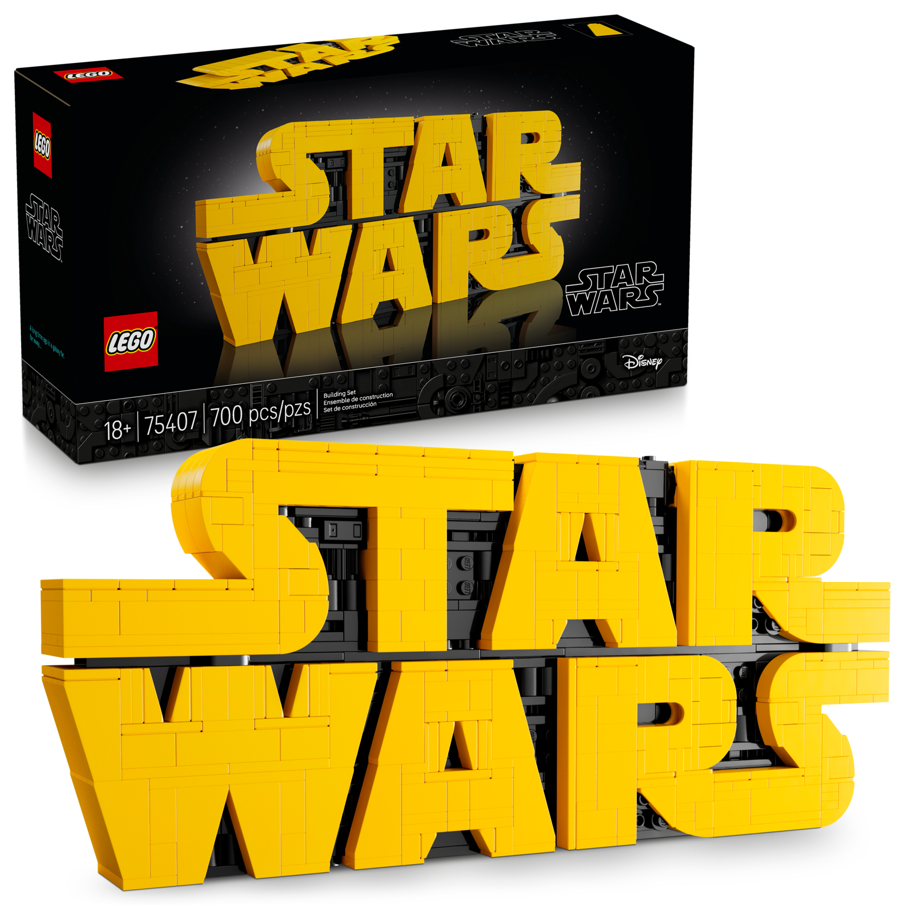 Brick-Built Star Wars Logo - Image 2