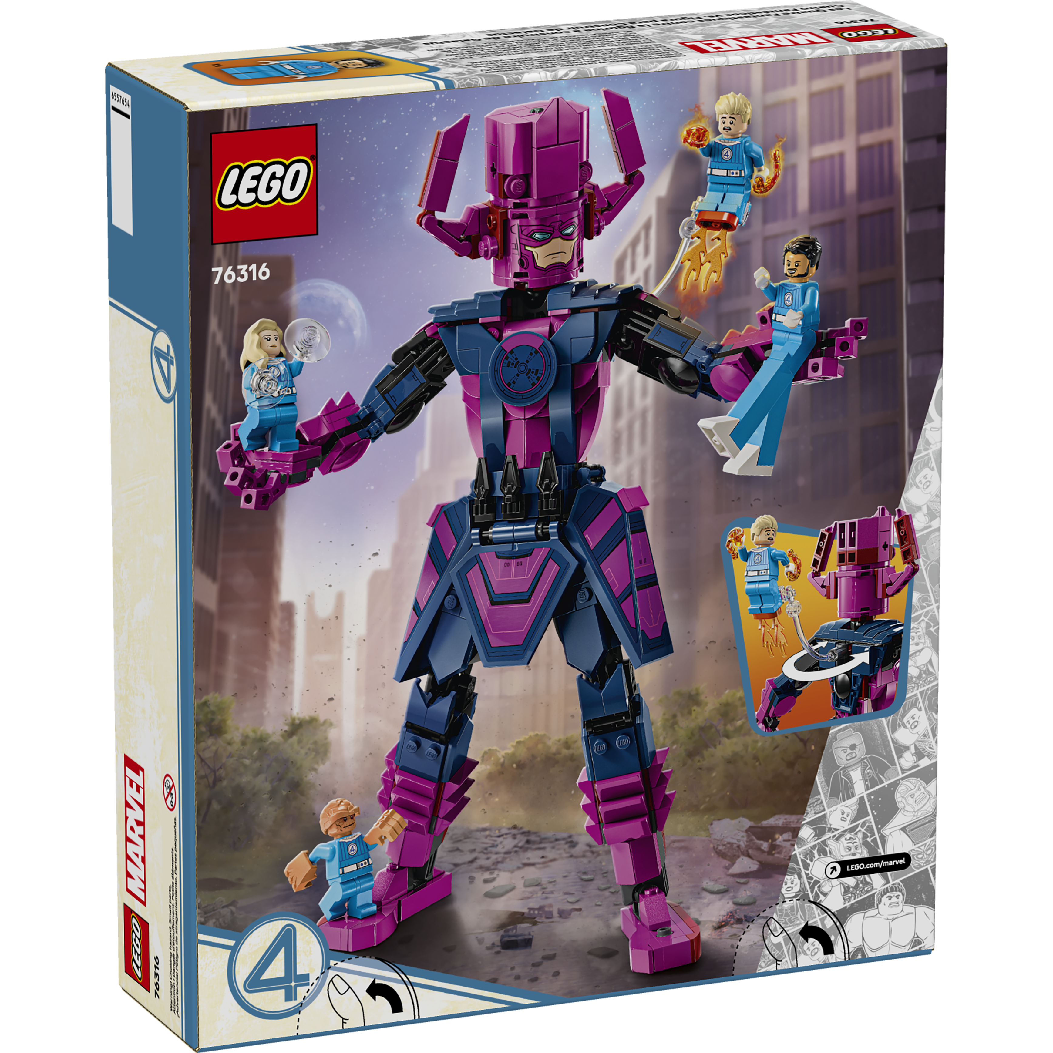 Fantastic Four Vs. Galactus Construction Figure - Image 11