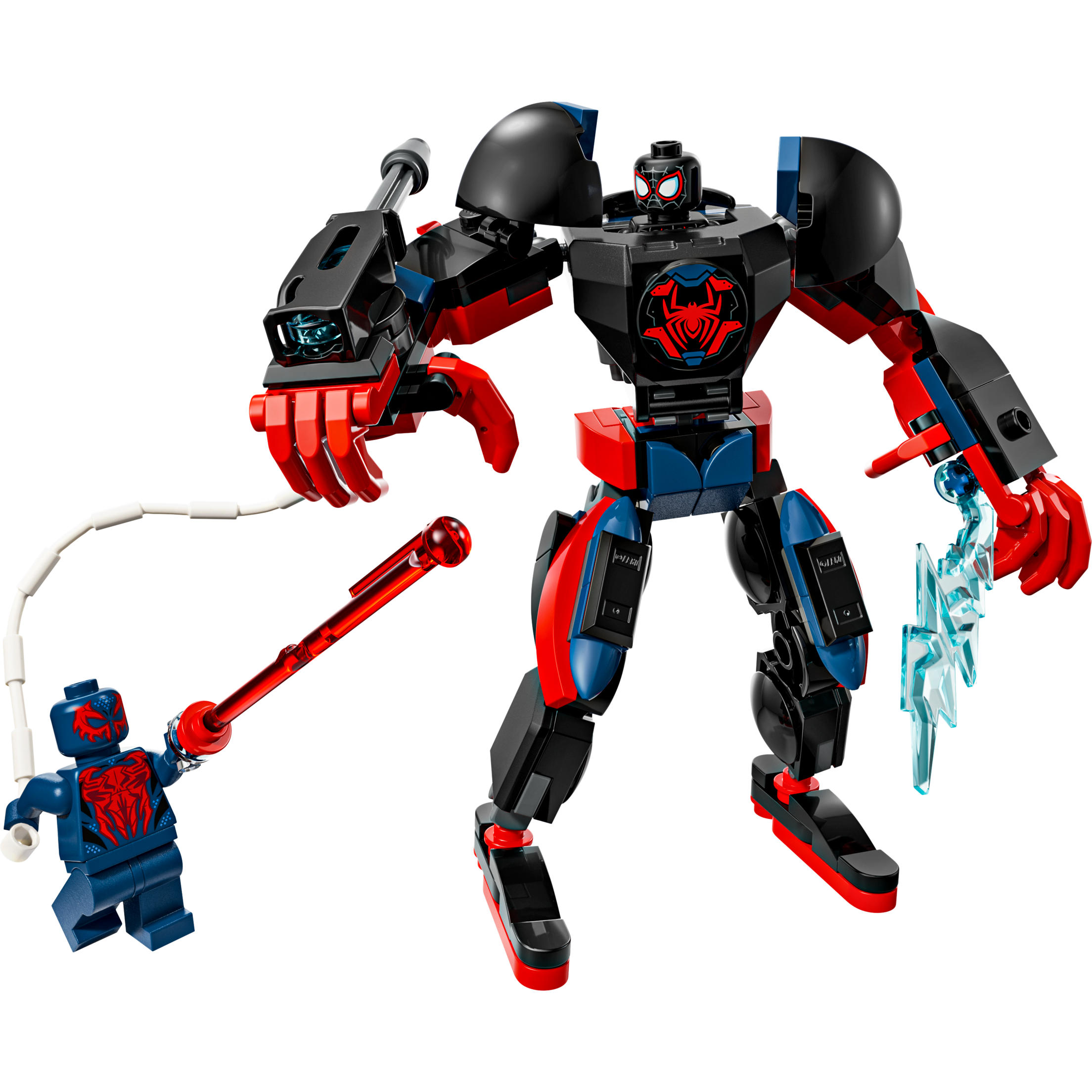 Miles Morales Mech Vs. Spider-Man 2099