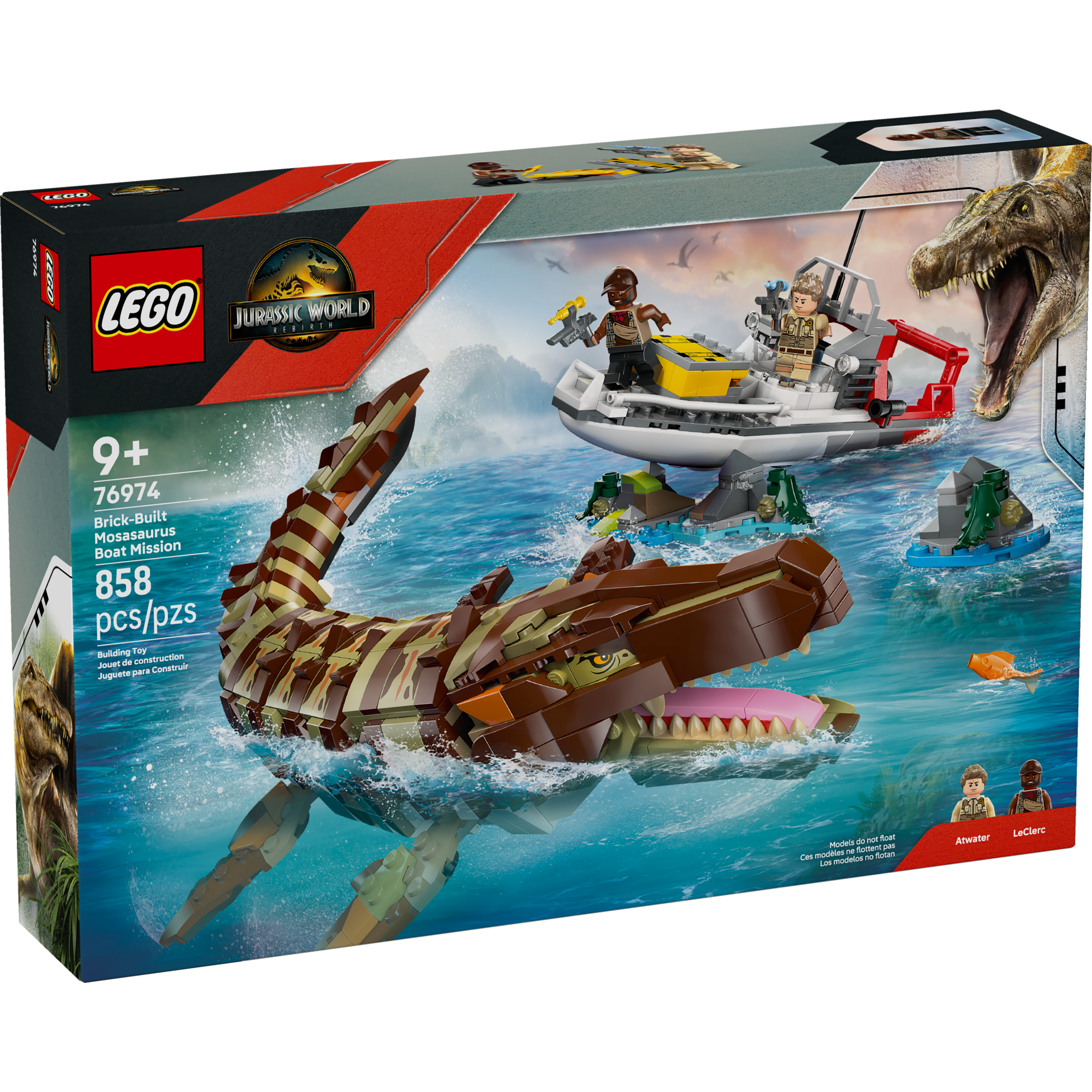 Brick-Built Mosasaurus Boat Mission - Image 2