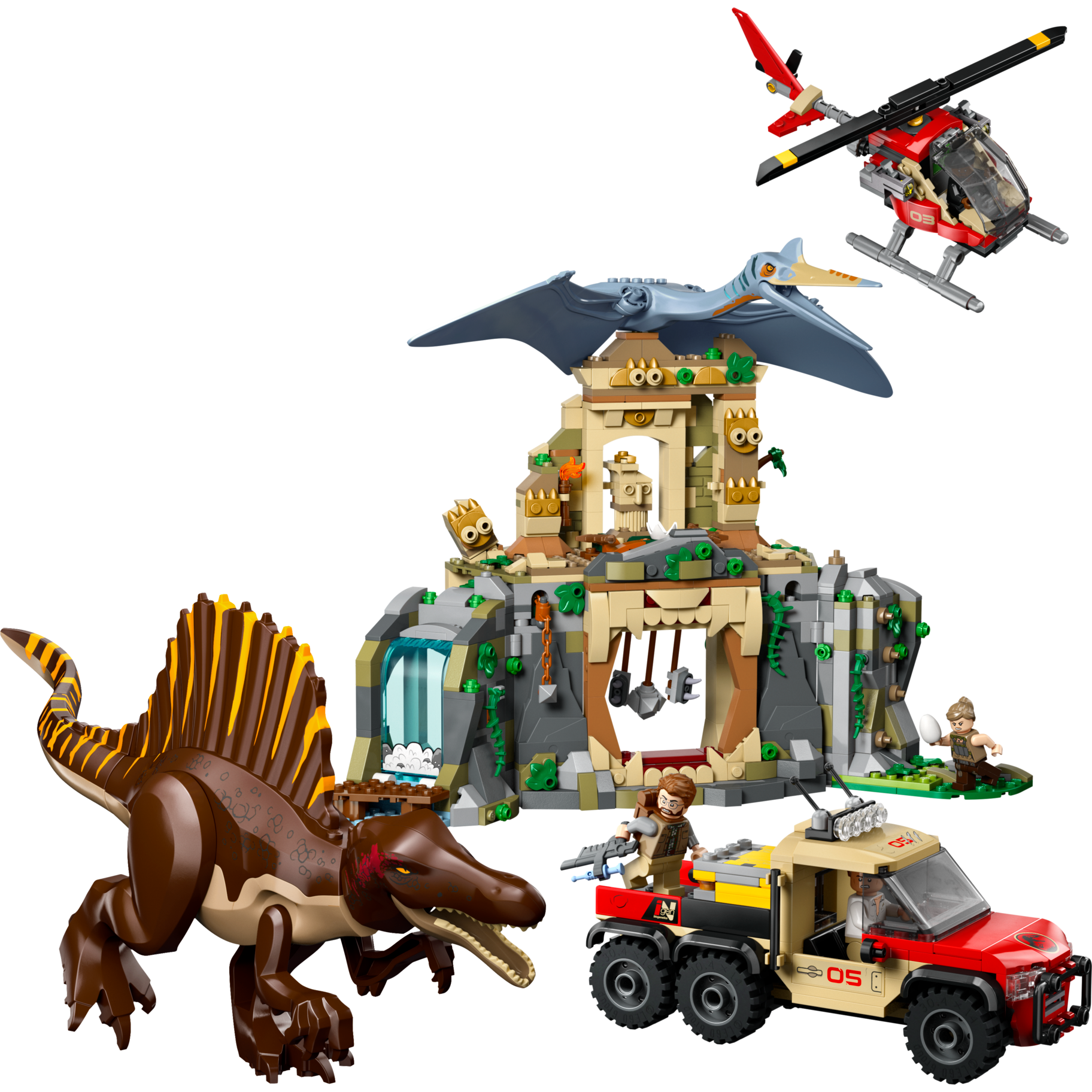Spinosaurus & Quetzalcoatlus Air Mission