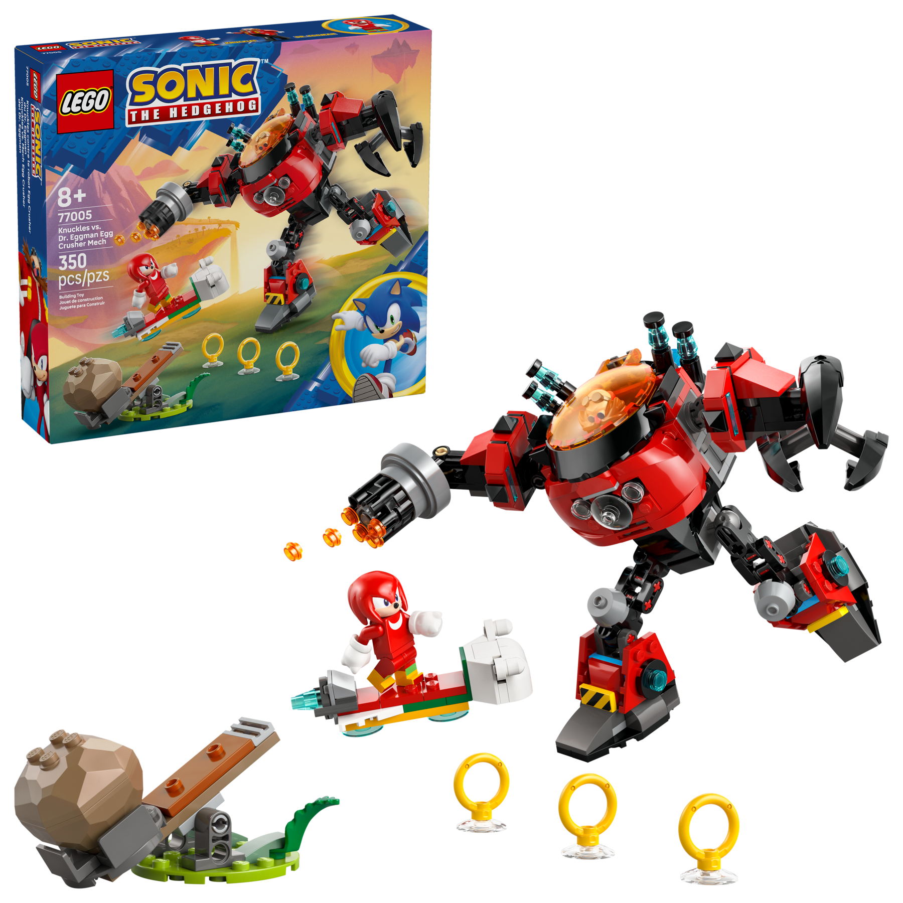 Knuckles Vs. Dr. Eggman Egg Crusher Mech - Image 2