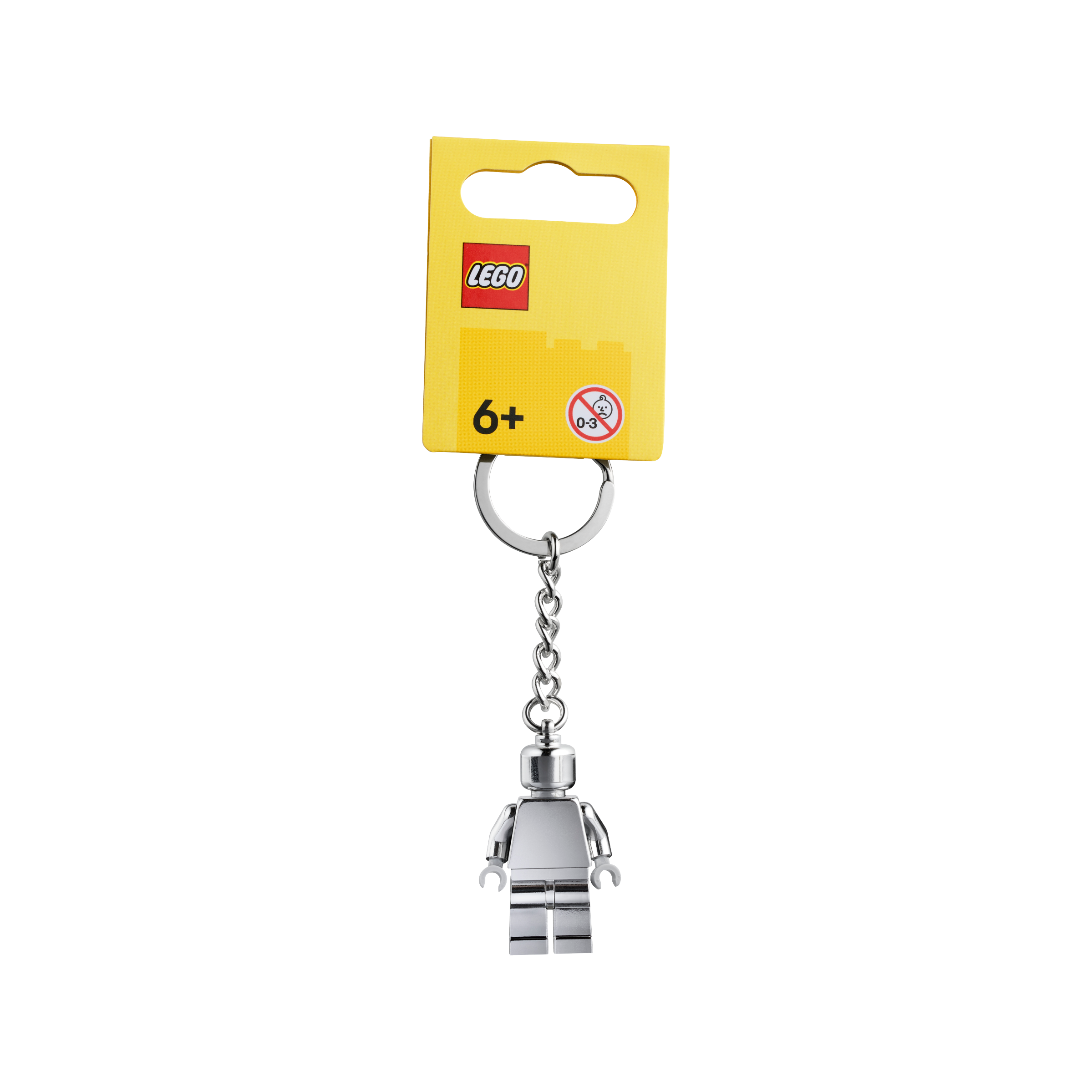 Silver Minifigure Key Chain - Image 2