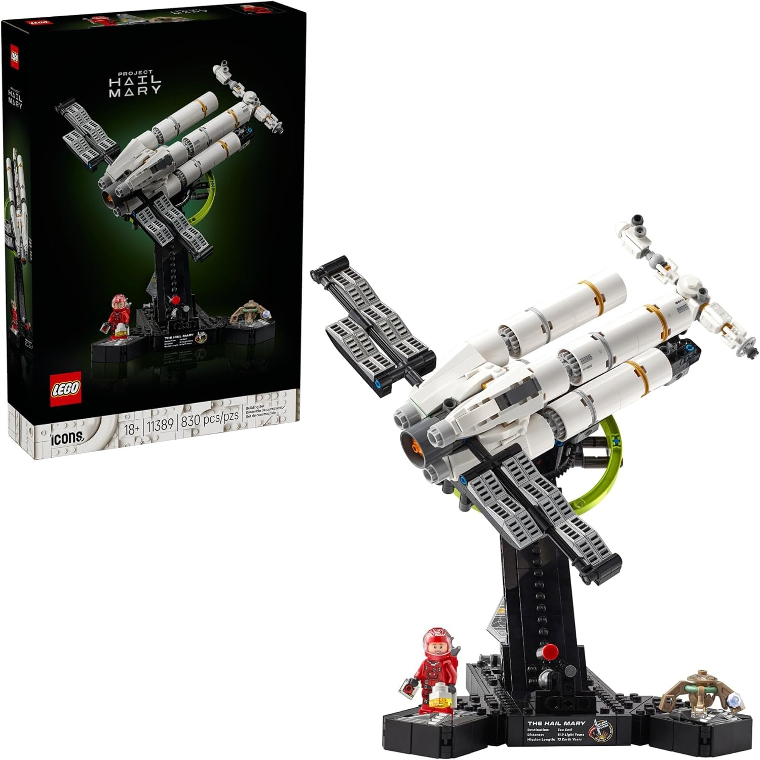 LEGO Icons Project Hail Mary Collectible Building Set for Adults - Room or Office Decor for Men & Women - Gifts for Father's Day